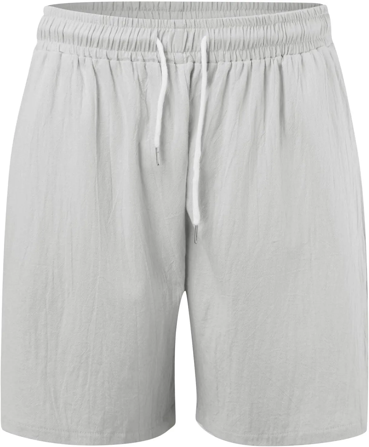 Men's Chino Shorts Casual Elastic Waist Drawstring Lightweight Workout Lounge Beach Jersey Sweat Shorts