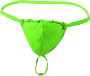 Mens Lingerie Sexy Underwear For Straight Men Hole In Front Bulge Pouch Off Bubble Bikini Briefs Stretch Sexy Bikini