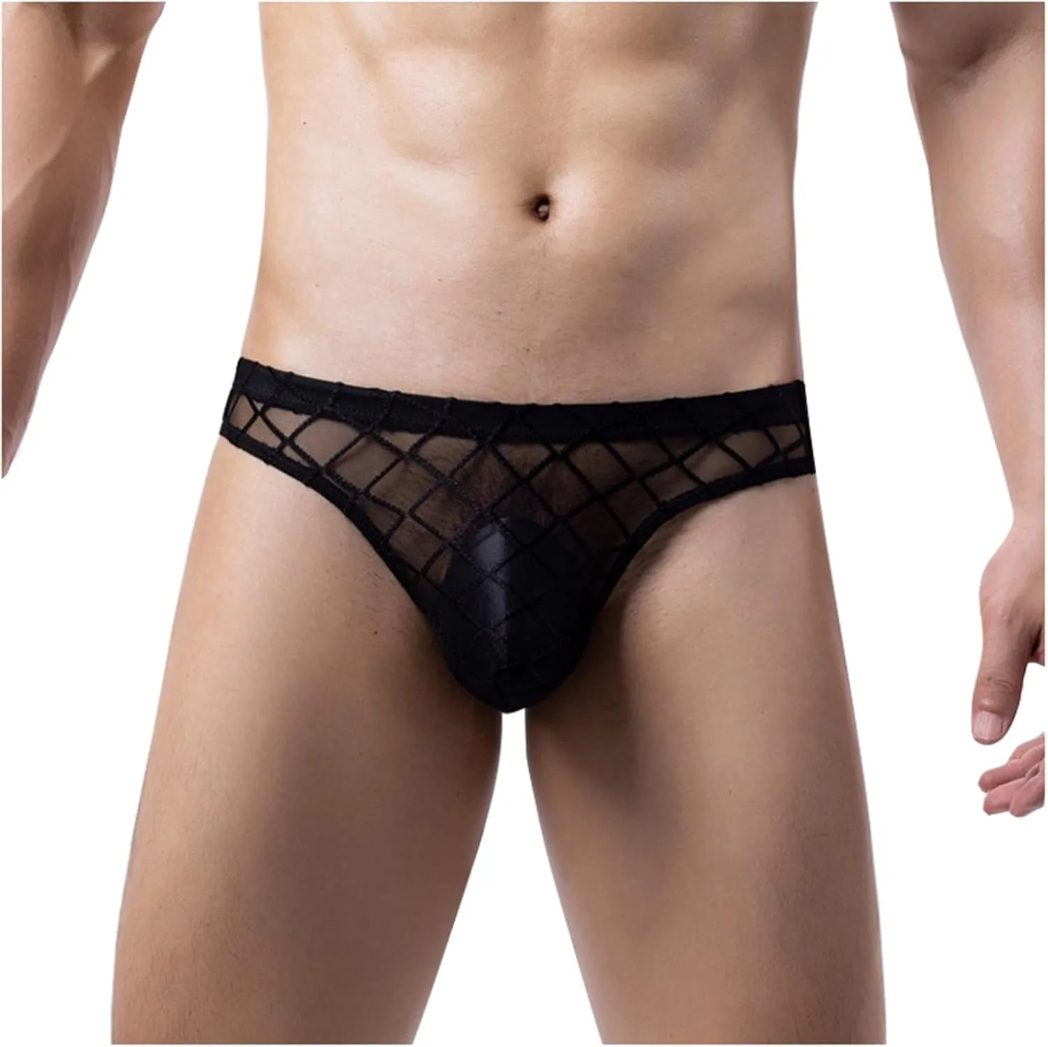 Mens String Bikini Briefs Underwear Low Rise Sexy Comfort Under Panties Men G-String Breathable Thong