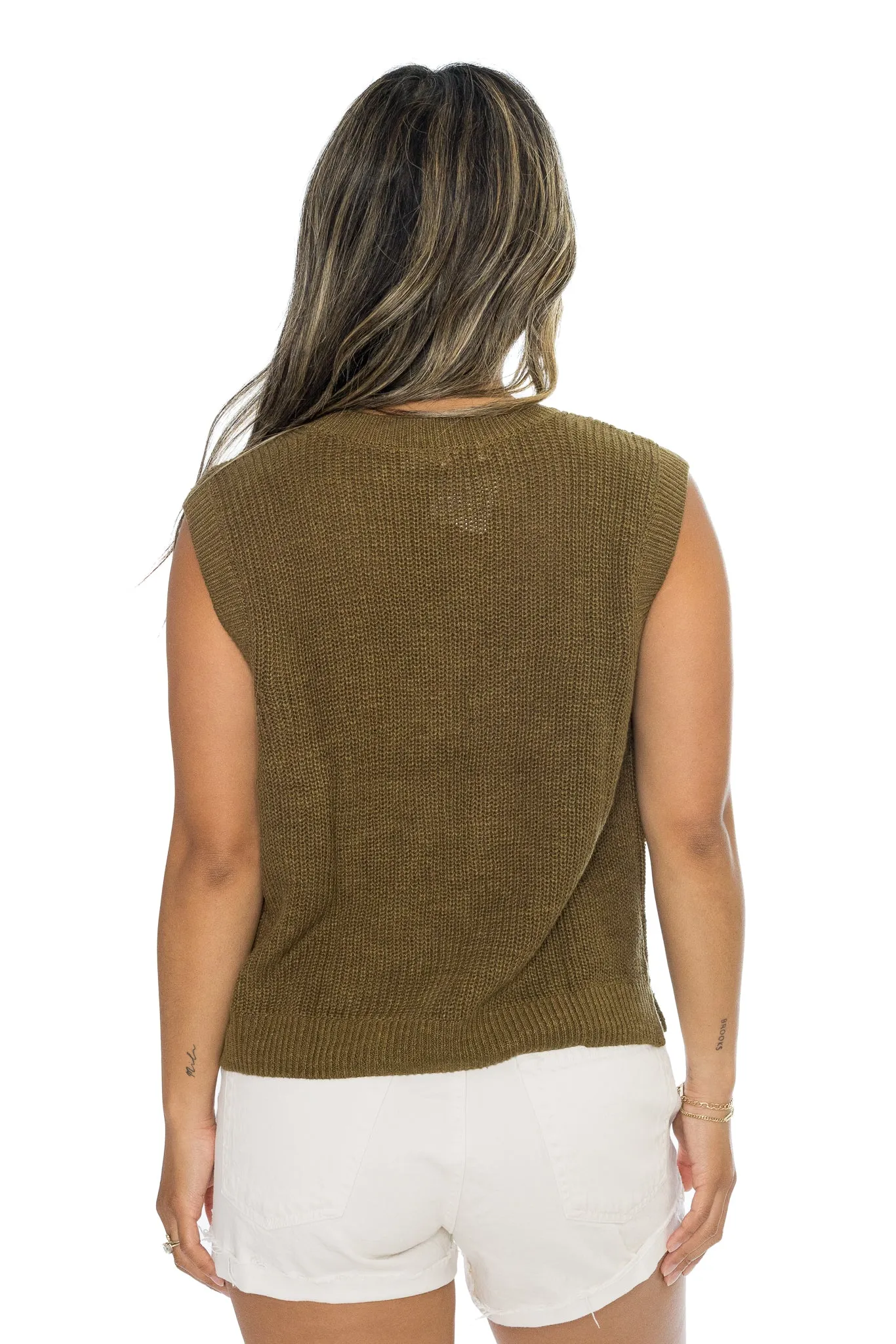 Miramar Linen Muscle Tank