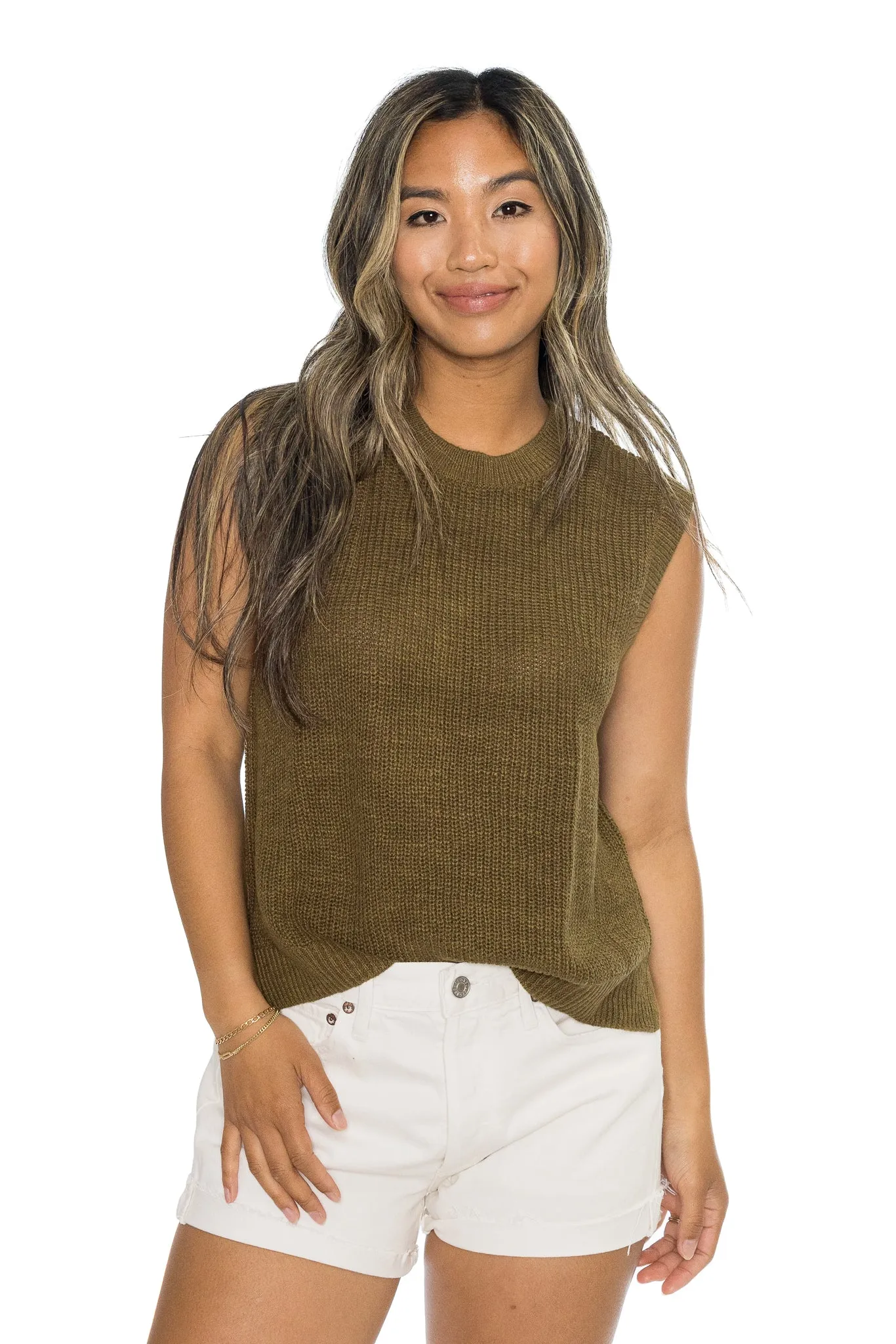 Miramar Linen Muscle Tank