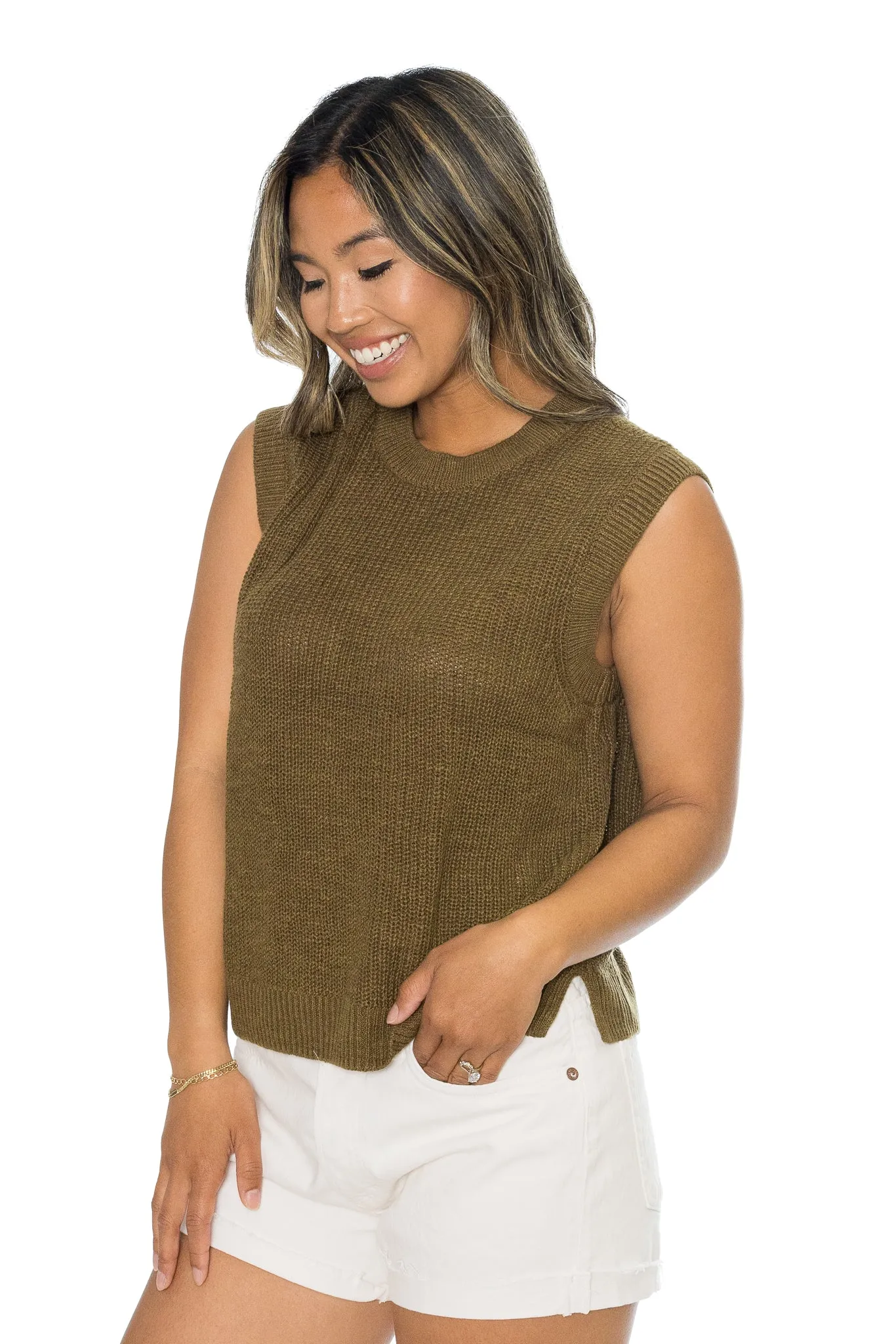 Miramar Linen Muscle Tank