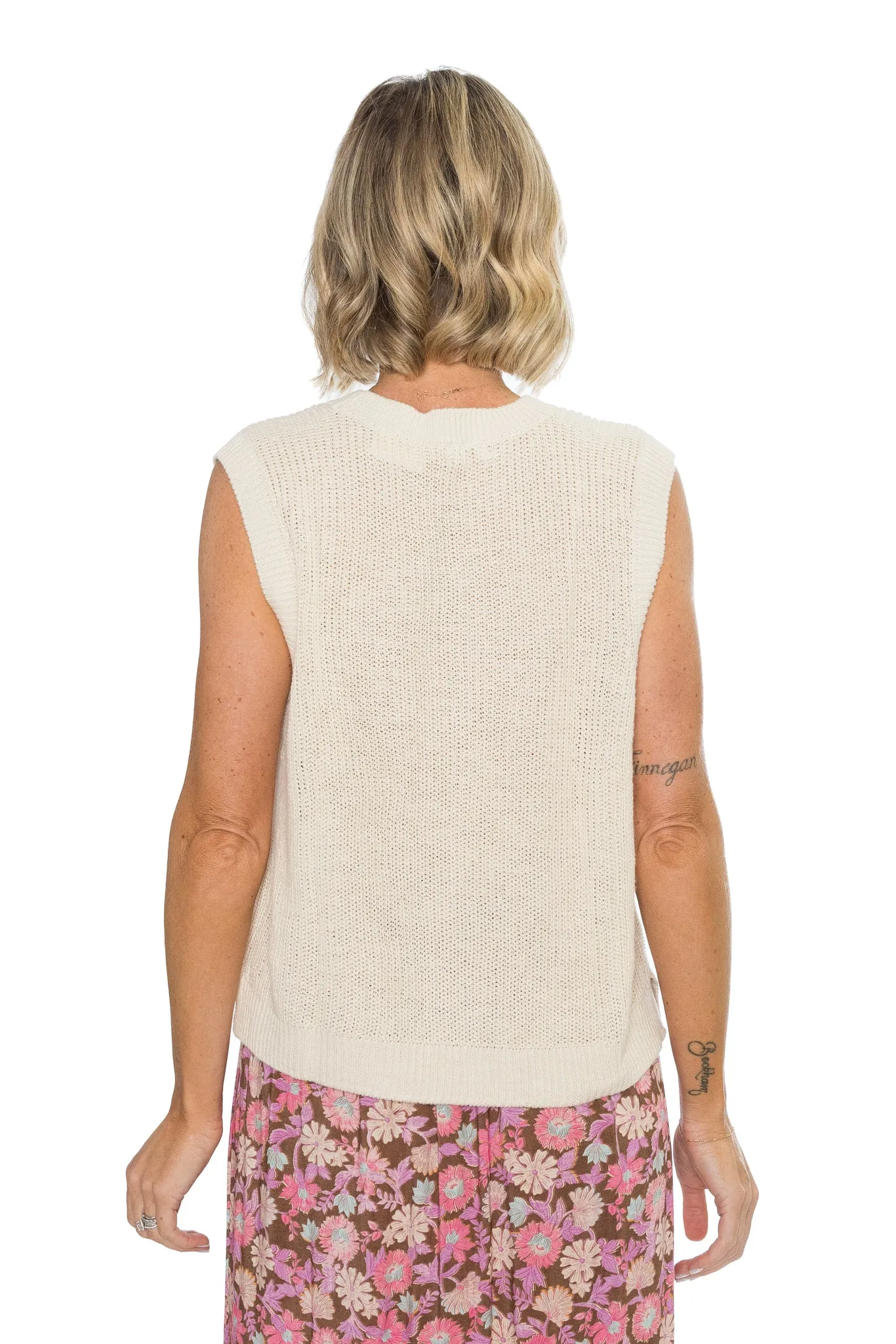 Miramar Linen Muscle Tank
