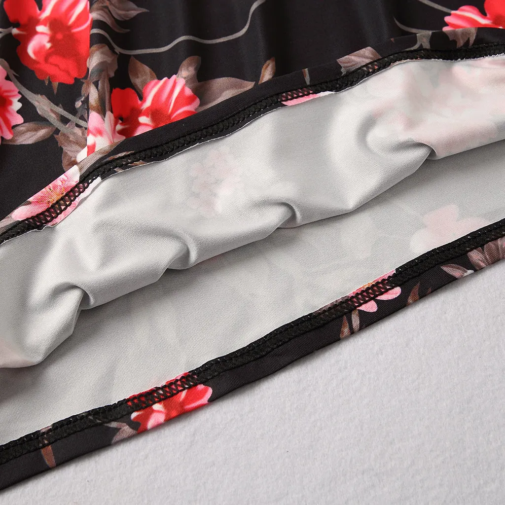 Mommy & Daughter Floral Print Dress