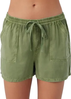 O'NEILL Women's Woven Pull-On Shorts - Comfortable and Casual Lightweight Short for Women with Pockets