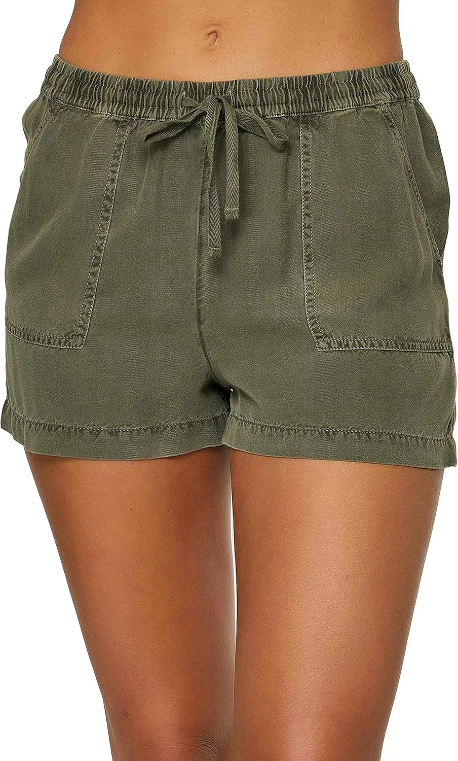 O'NEILL Women's Woven Pull-On Shorts - Comfortable and Casual Lightweight Short for Women with Pockets
