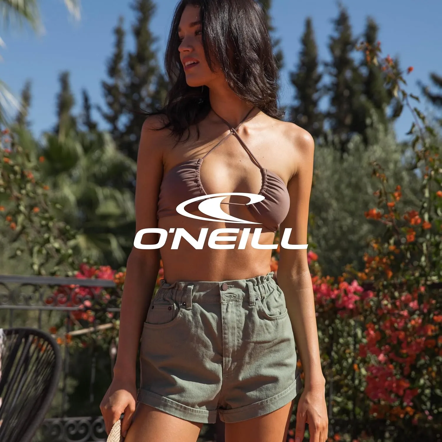 O'NEILL Women's Woven Pull-On Shorts - Comfortable and Casual Lightweight Short for Women with Pockets