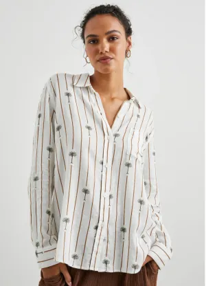 Rails Charli Shirt Stripe Palms