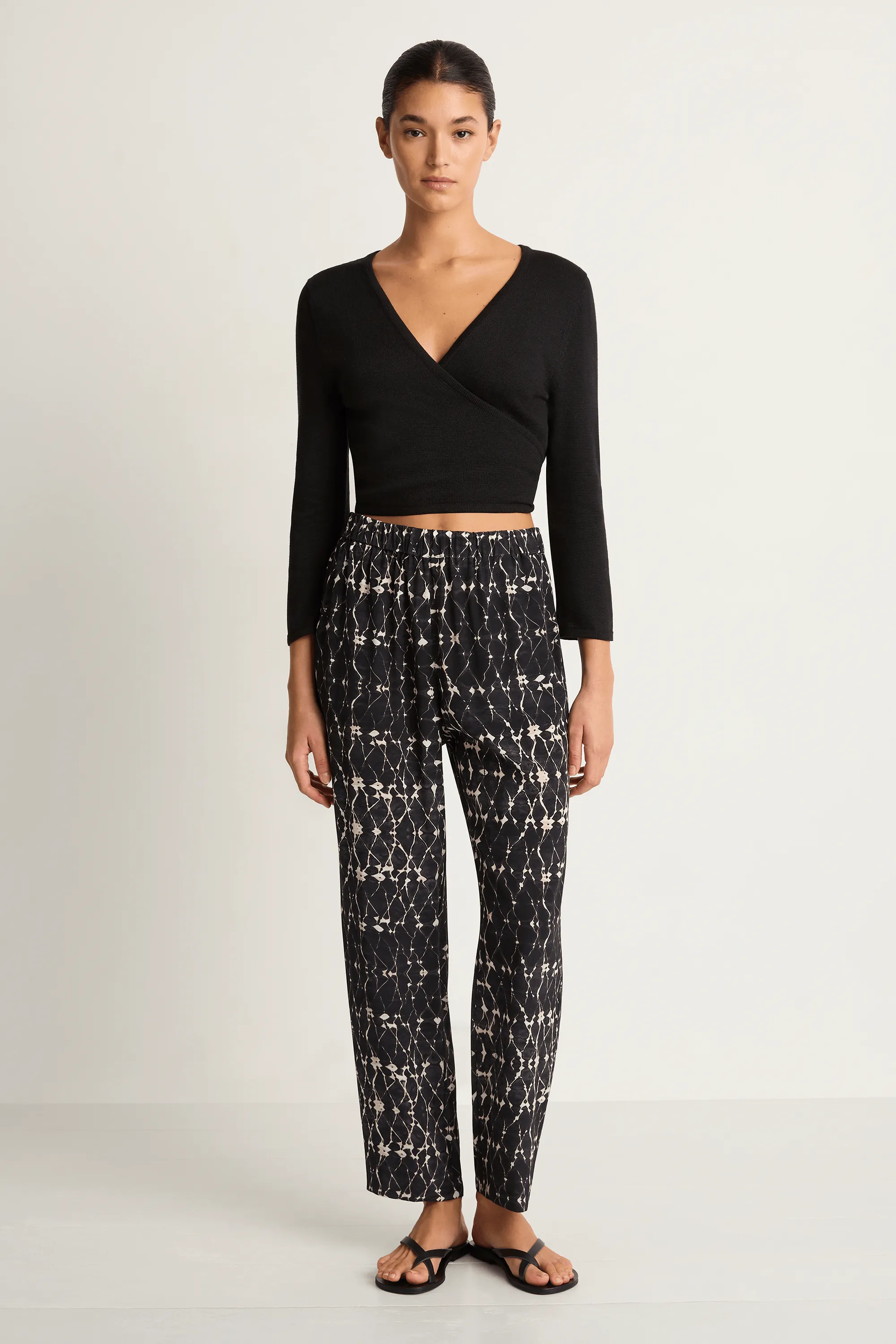 Raquel Allegra Fez Pant - Charcoal