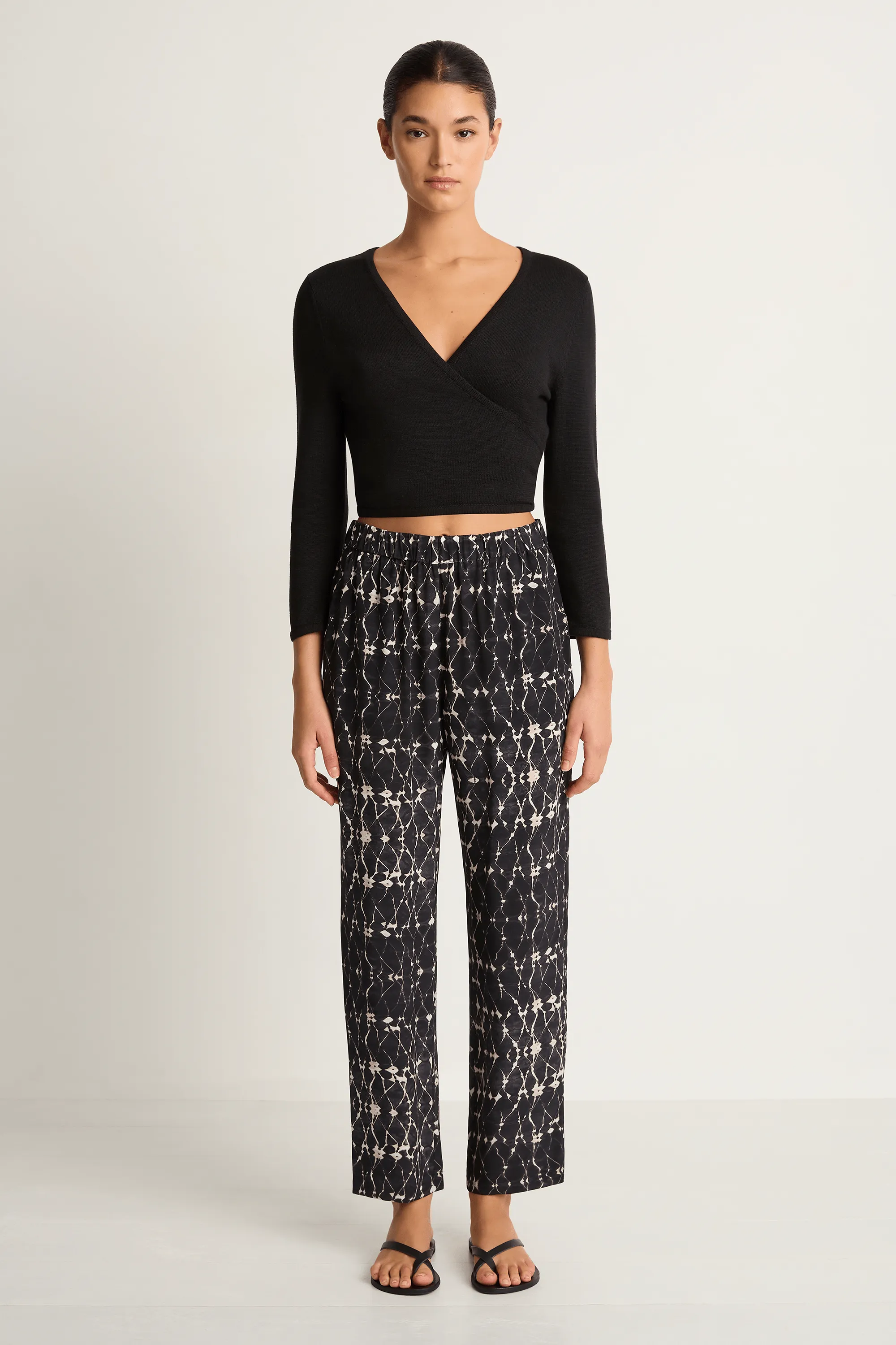 Raquel Allegra Fez Pant - Charcoal