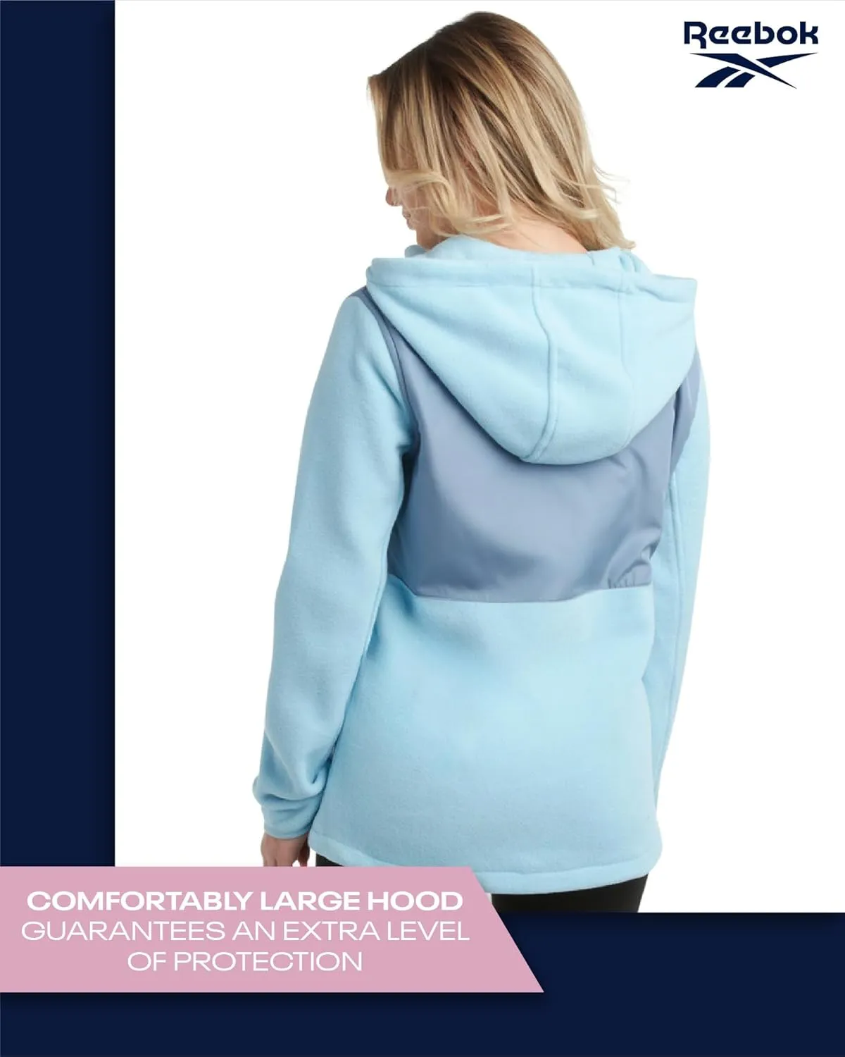 Reebok Women's Jacket - Polar Fleece Sweatshirt Jacket - Lightweight Coat for Women (S-XL)