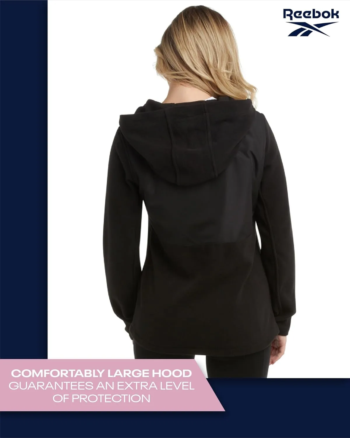 Reebok Women's Jacket - Polar Fleece Sweatshirt Jacket - Lightweight Coat for Women (S-XL)