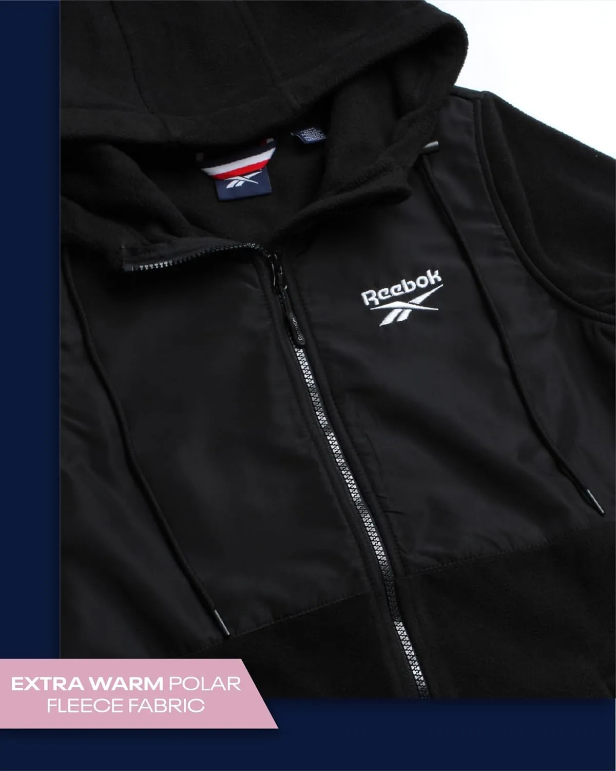 Reebok Women's Jacket - Polar Fleece Sweatshirt Jacket - Lightweight Coat for Women (S-XL)