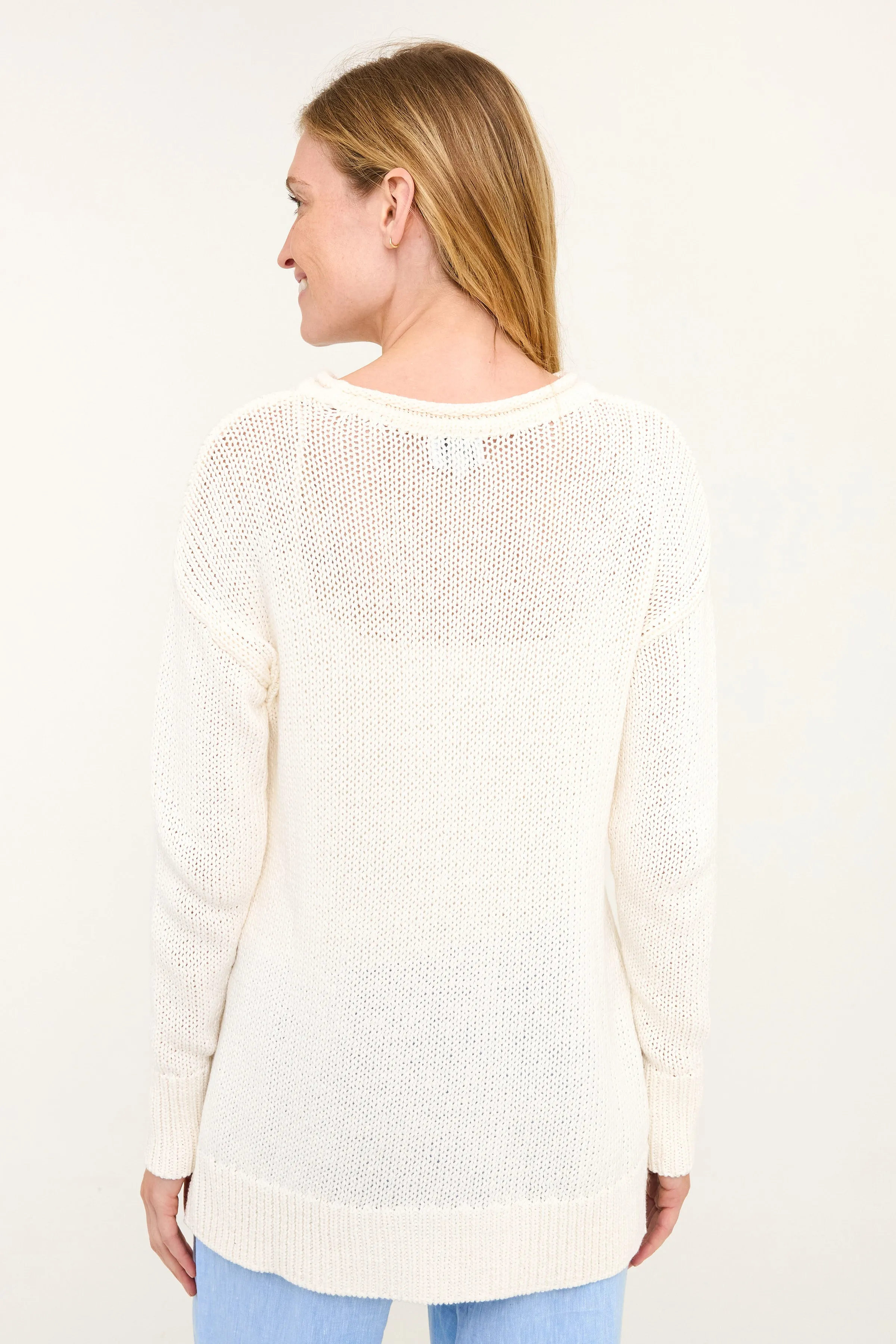 Relaxed Crew Sweater - Mainsail