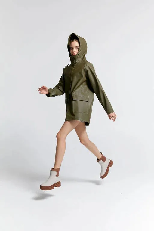 Runaway Raincoat | Dark Olive