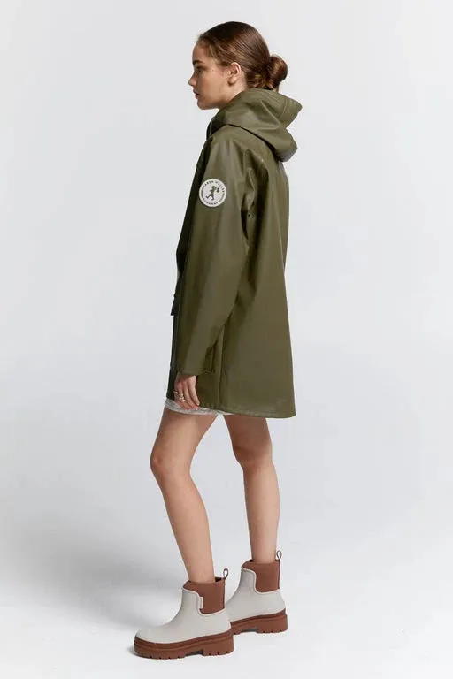 Runaway Raincoat | Dark Olive
