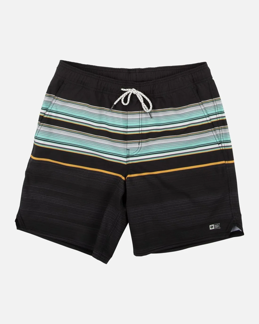 Salty Crew Tandem Elastic Men's Boardshorts - Lightweight Quick-Dry Swim Shorts with Elastic Waistband, Comfortable Fit
