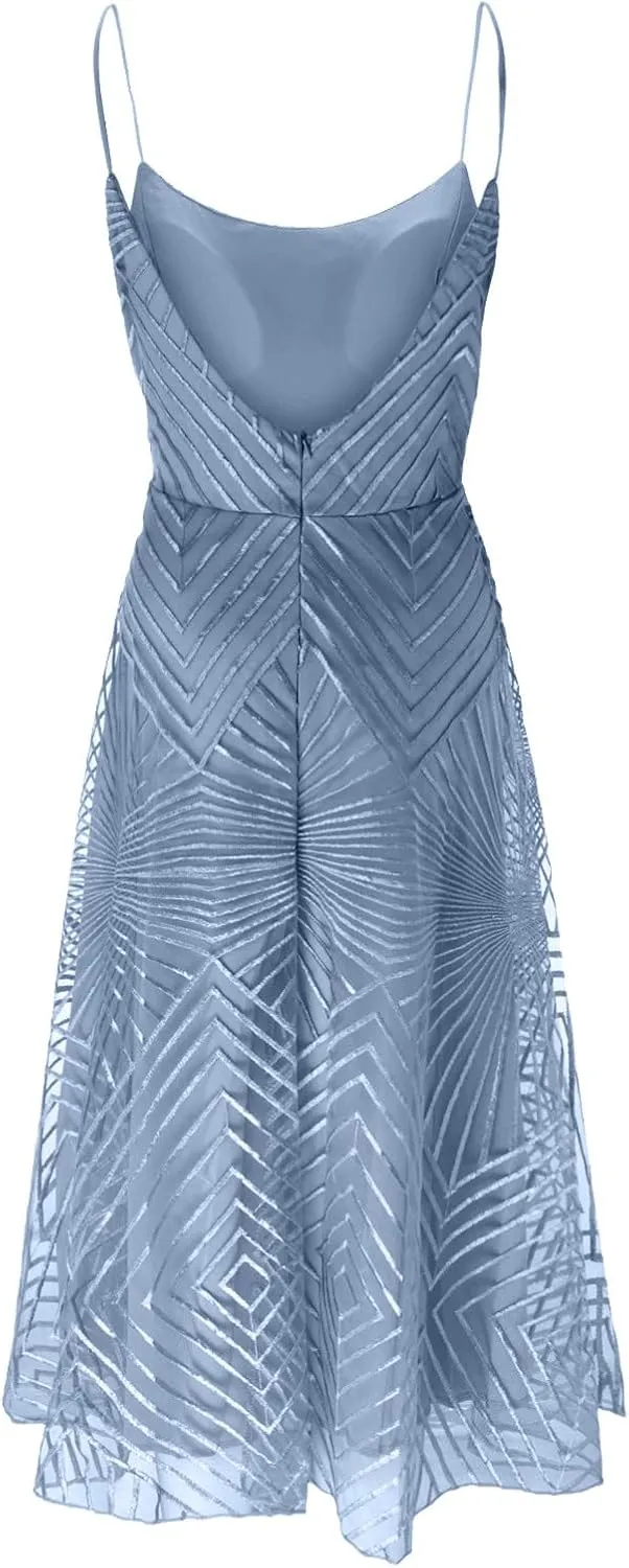 Semi Formal Dresses for Women Evening Party Plus Size Midi Cocktail Elegant Homecoming Prom Dress Summer Beach Dress