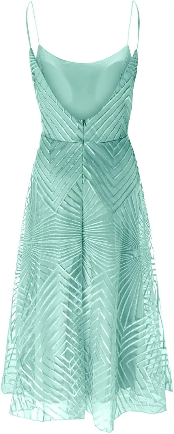 Semi Formal Dresses for Women Evening Party Plus Size Midi Cocktail Elegant Homecoming Prom Dress Summer Beach Dress