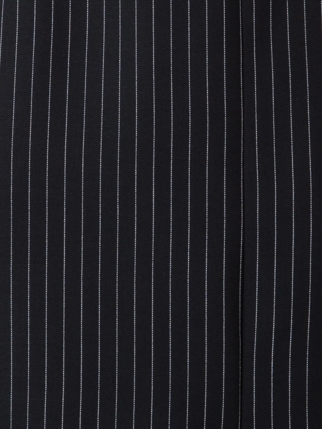 Sheath Dress in Wool Double-Face with Pinstripes