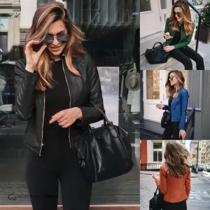 Skye™ Stylish Leather Jacket