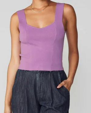 Sleeveless Sweater Tank Top