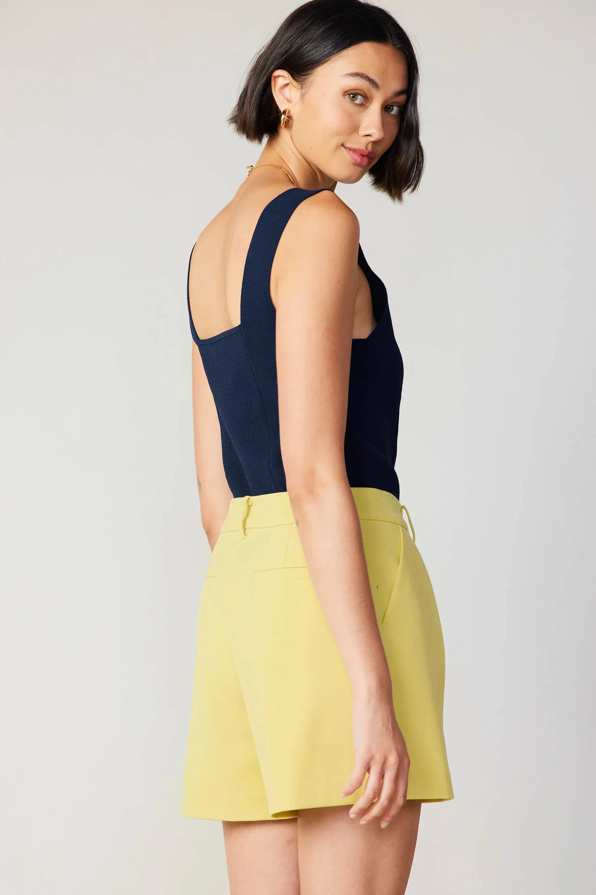 Sleeveless Sweater Tank Top