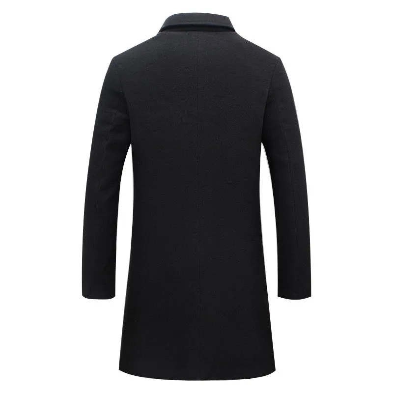 Stylish Long Wool Coat