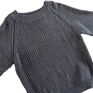 The Staple-Ladies BLACK Chunky Knit Bamboo Sweater by Hanlyn Collective