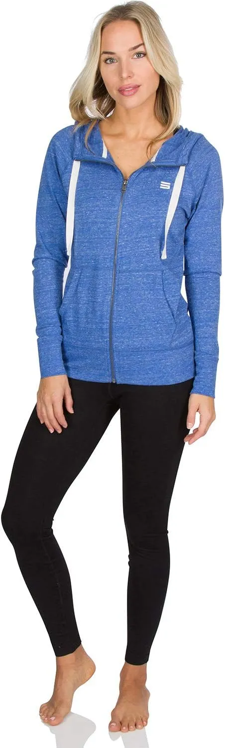 Three Sixty Six Dry Fit Sweatshirts for Women - Zip Up Hoodie Sweater Jacket with Dual Pockets