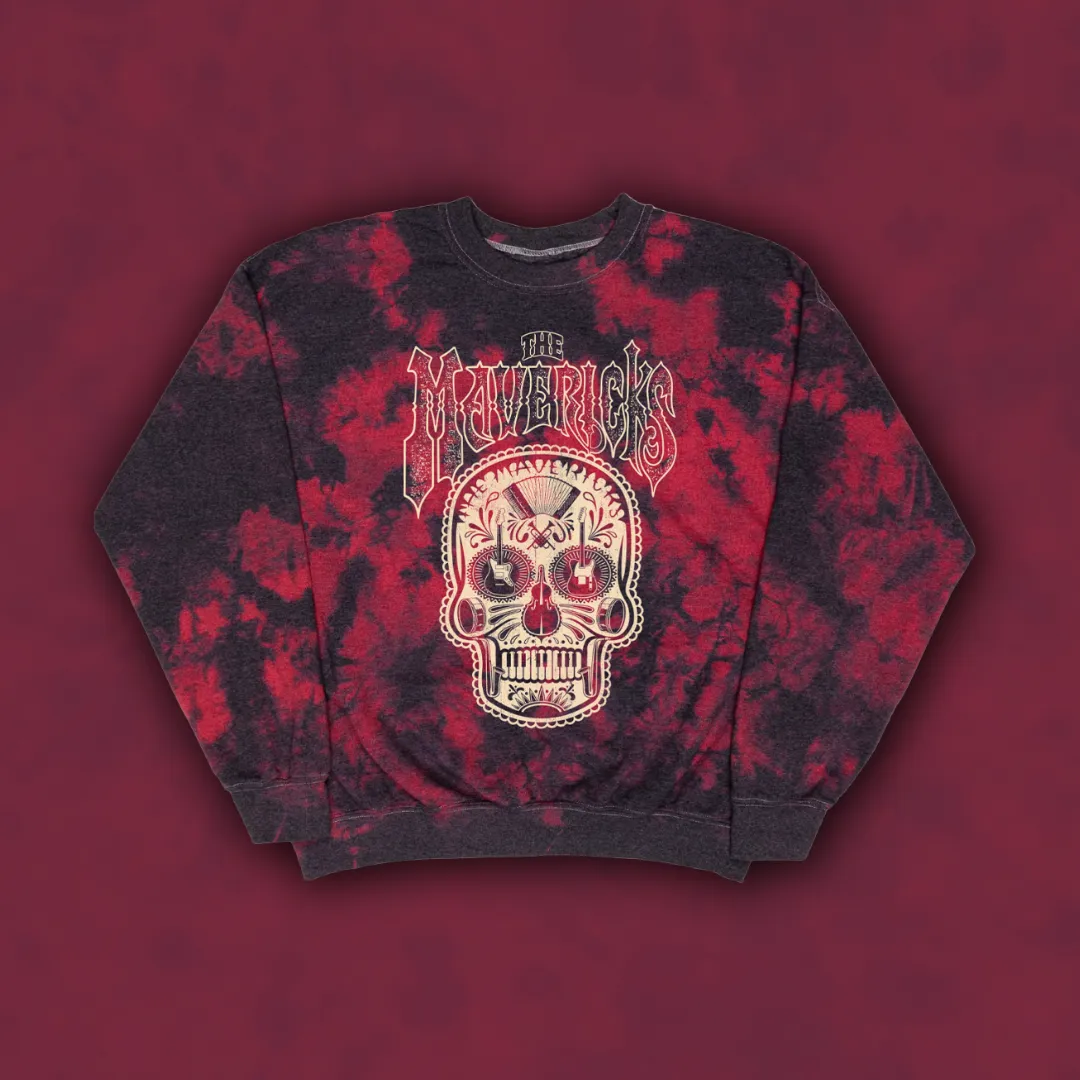 Tie Dye Skull Sweatshirt