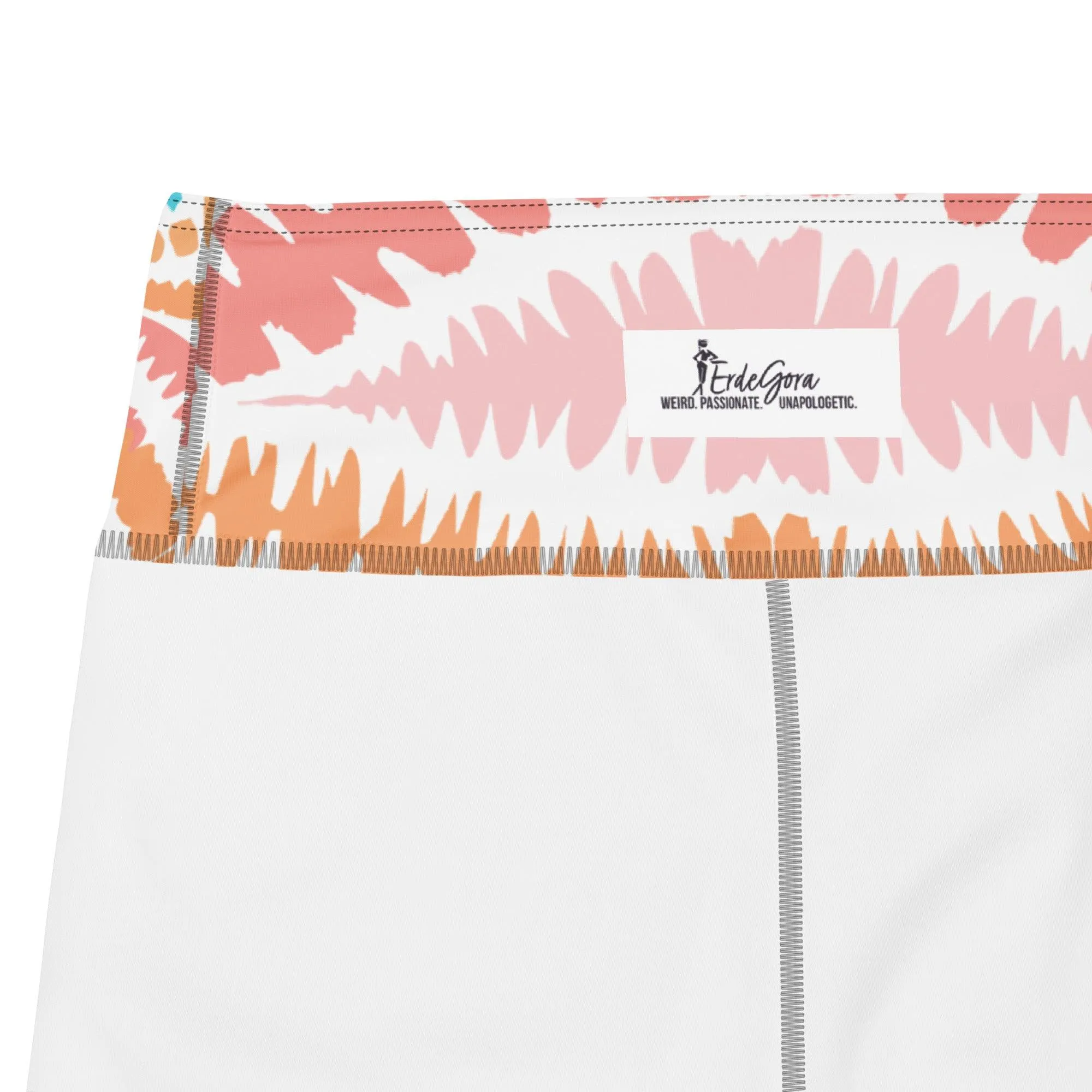 Tie-dye Yoga Shorts Peachy Twister