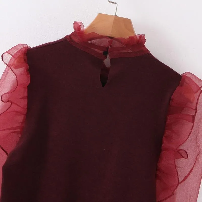 VINTAGE ELEGANT LONG SLEEVE BLOUSE