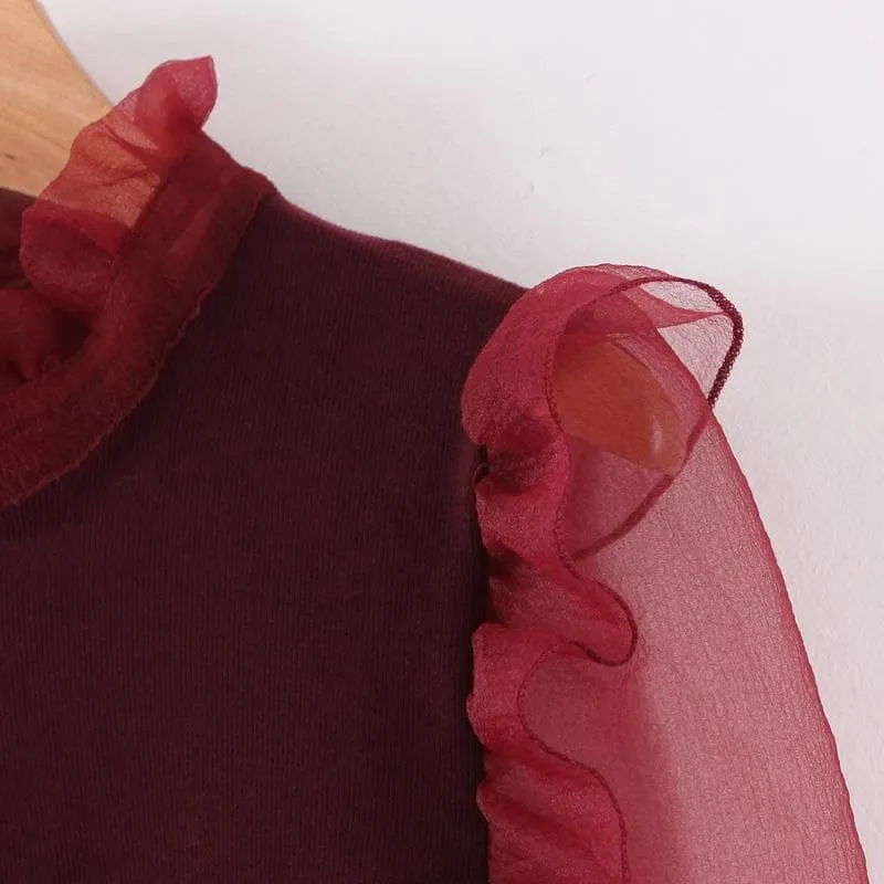 VINTAGE ELEGANT LONG SLEEVE BLOUSE