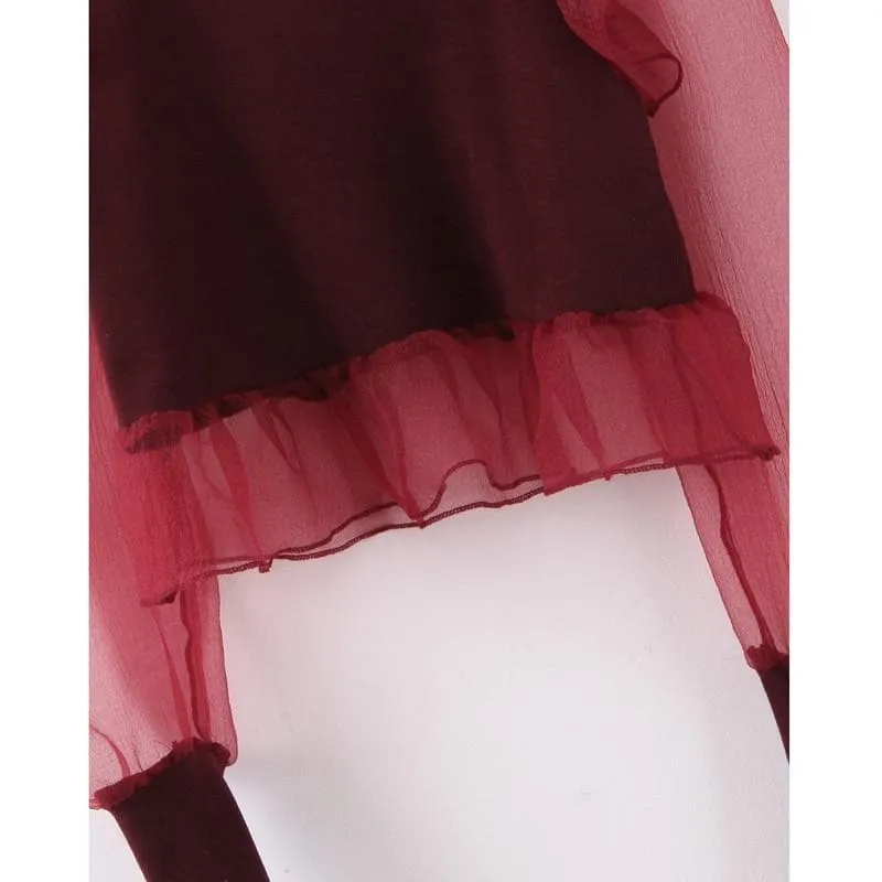 VINTAGE ELEGANT LONG SLEEVE BLOUSE
