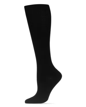 Women's Basic Mercerized Cotton Blend Knee High Socks