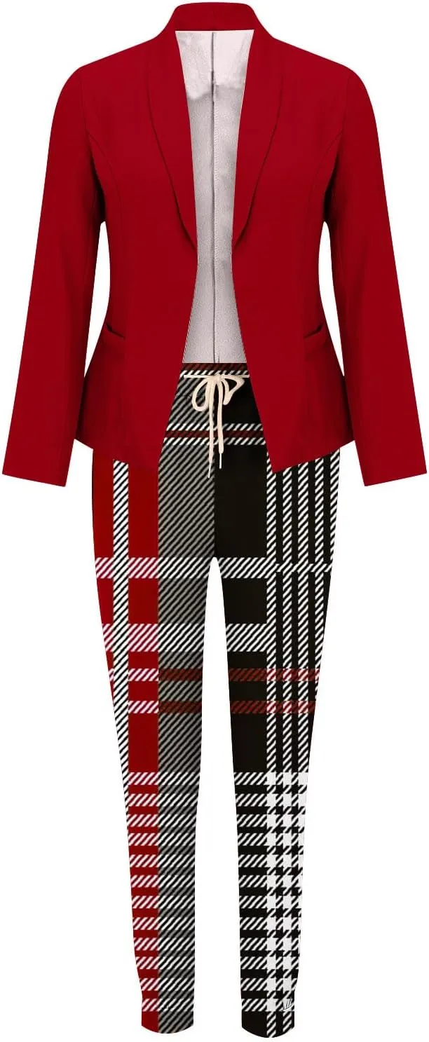 Womens Business Casual Clothes Dressy Casual Skirt Set Work Office Blazer and Pencil Skirt Blazer Set 2 Piece Outfits