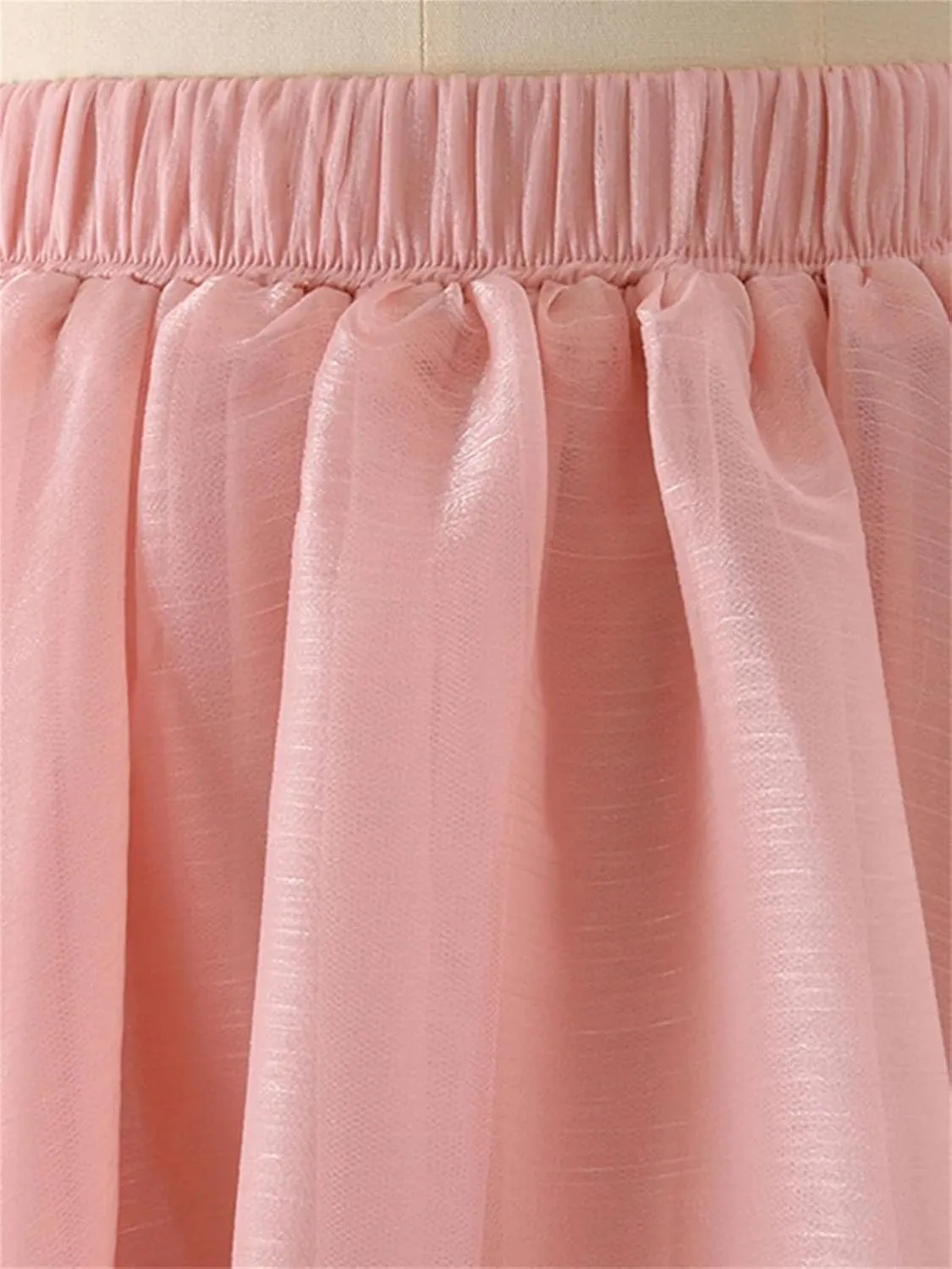 Women's Chic Patchwork Skirt, Asymmetric Ruffle Evening Skirt