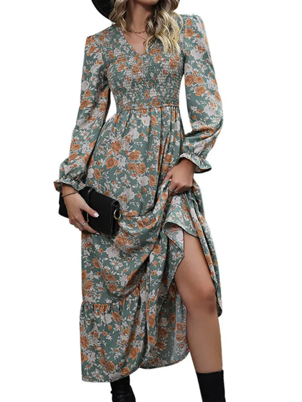 Women's elegant long skirt, elegant and high-end dress