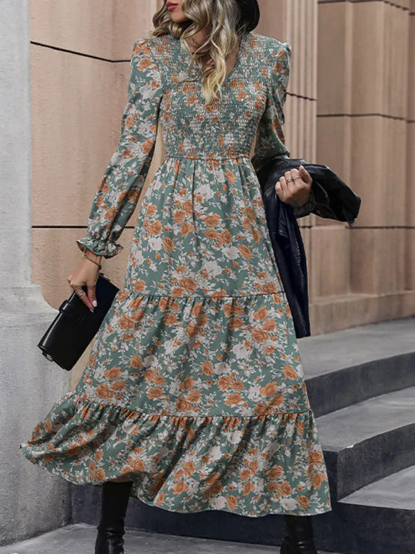 Women's elegant long skirt, elegant and high-end dress