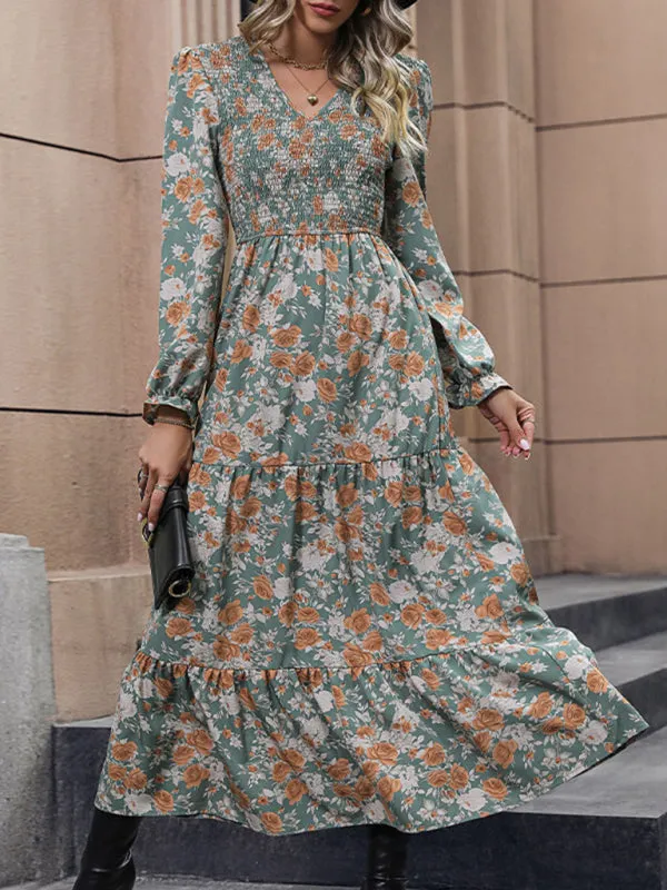 Women's elegant long skirt, elegant and high-end dress
