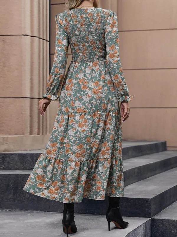 Women's elegant long skirt, elegant and high-end dress