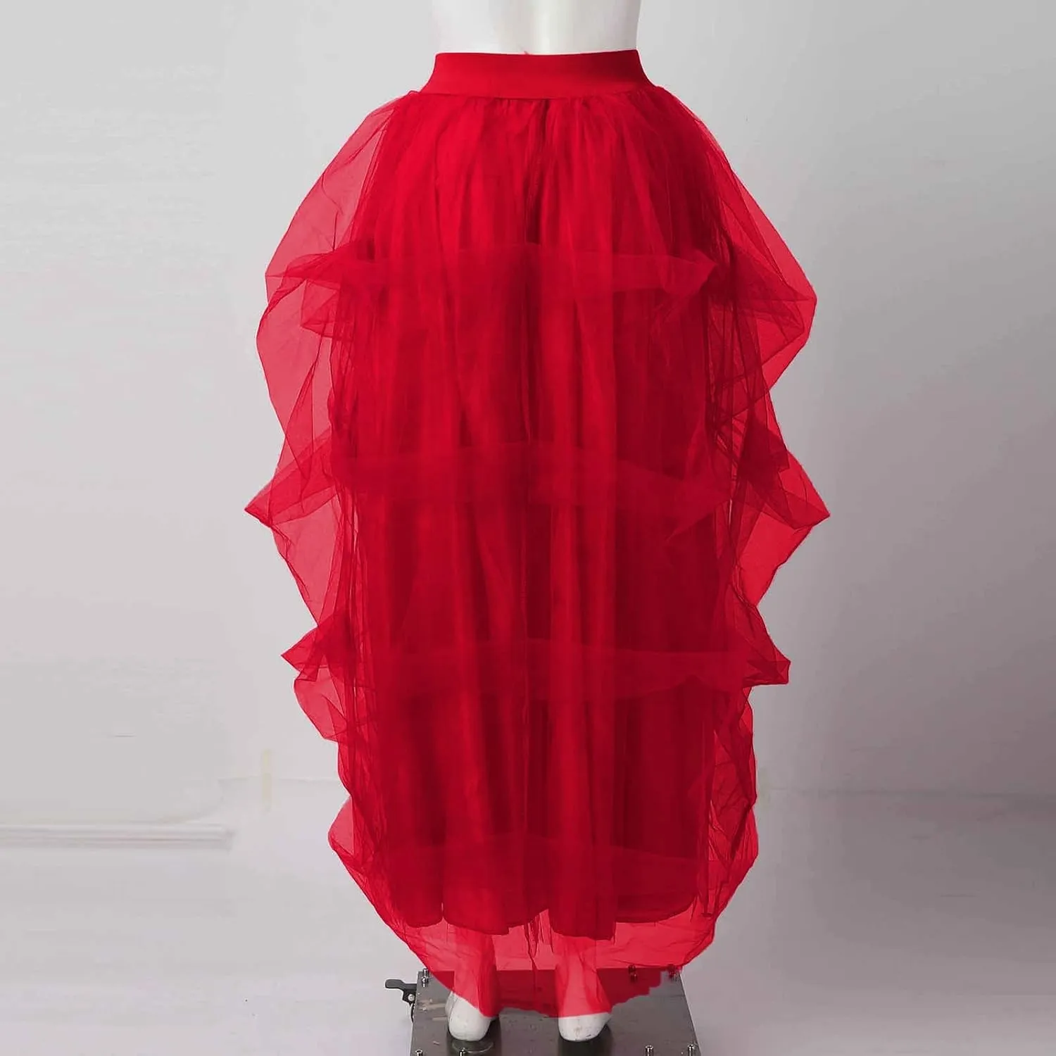 Women's Party High Waist Elastic Belt Casual Skirt for Women Party Night Poncho Women's Skirt Bubble Skirt Fringe
