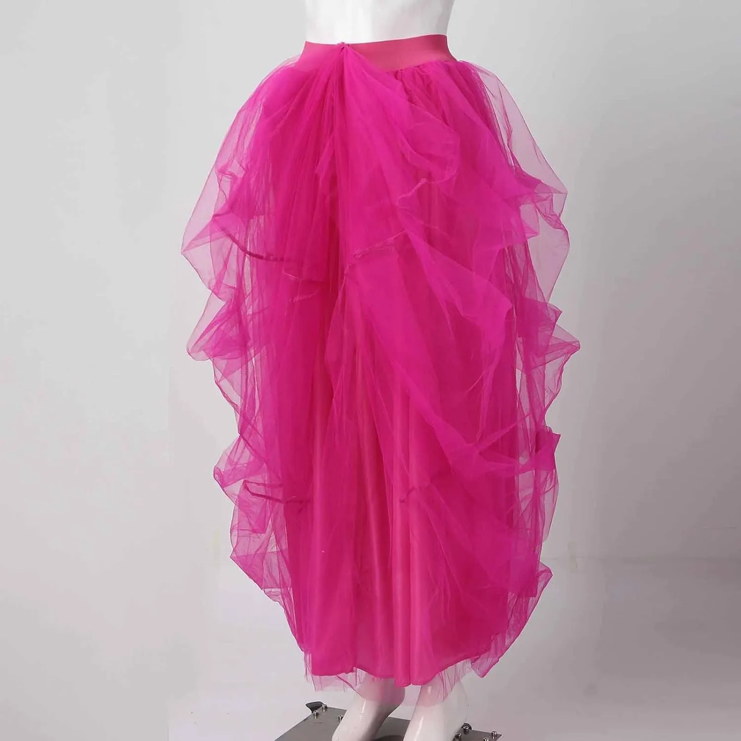 Women's Party High Waist Elastic Belt Casual Skirt for Women Party Night Poncho Women's Skirt Bubble Skirt Fringe