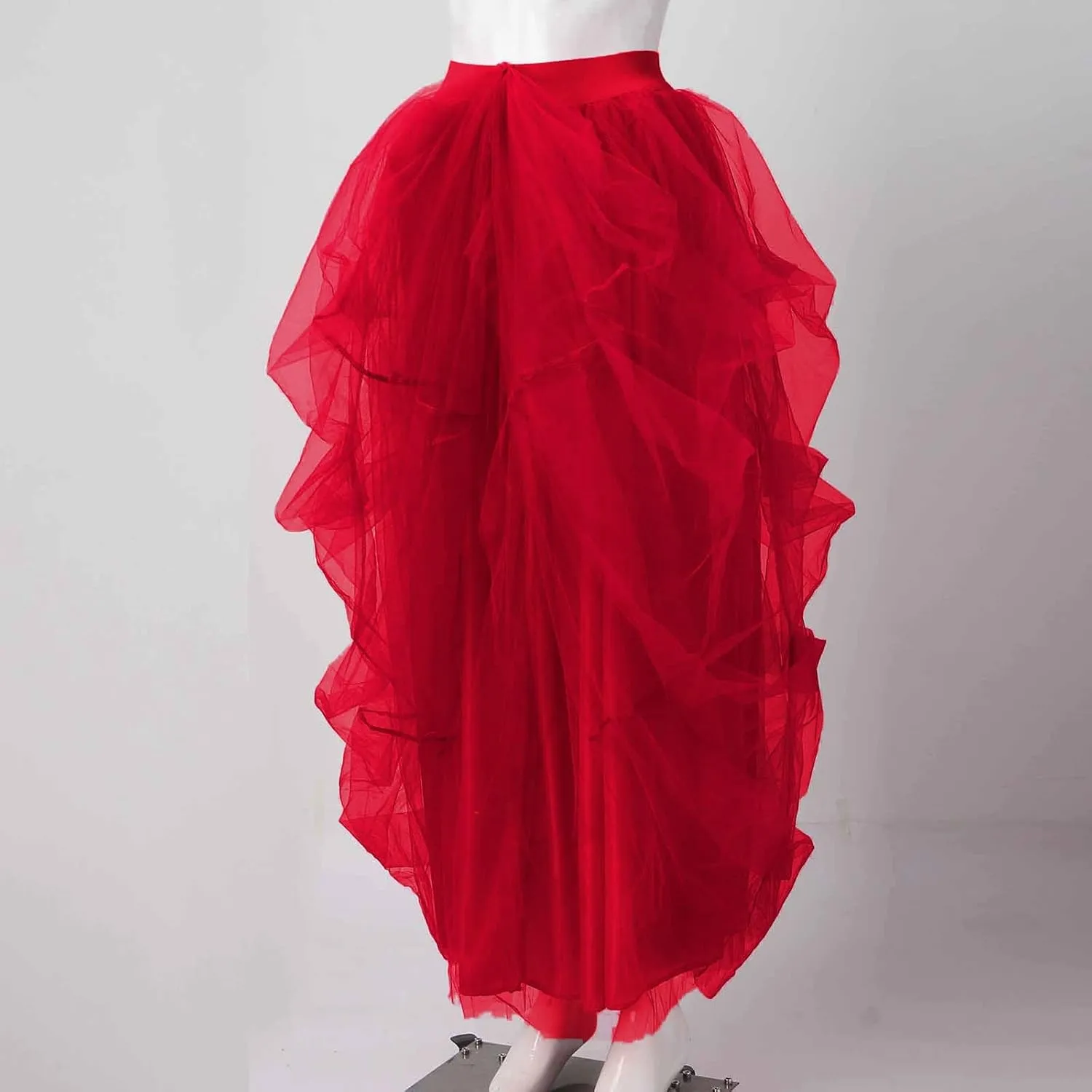 Women's Party High Waist Elastic Belt Casual Skirt for Women Party Night Poncho Women's Skirt Bubble Skirt Fringe