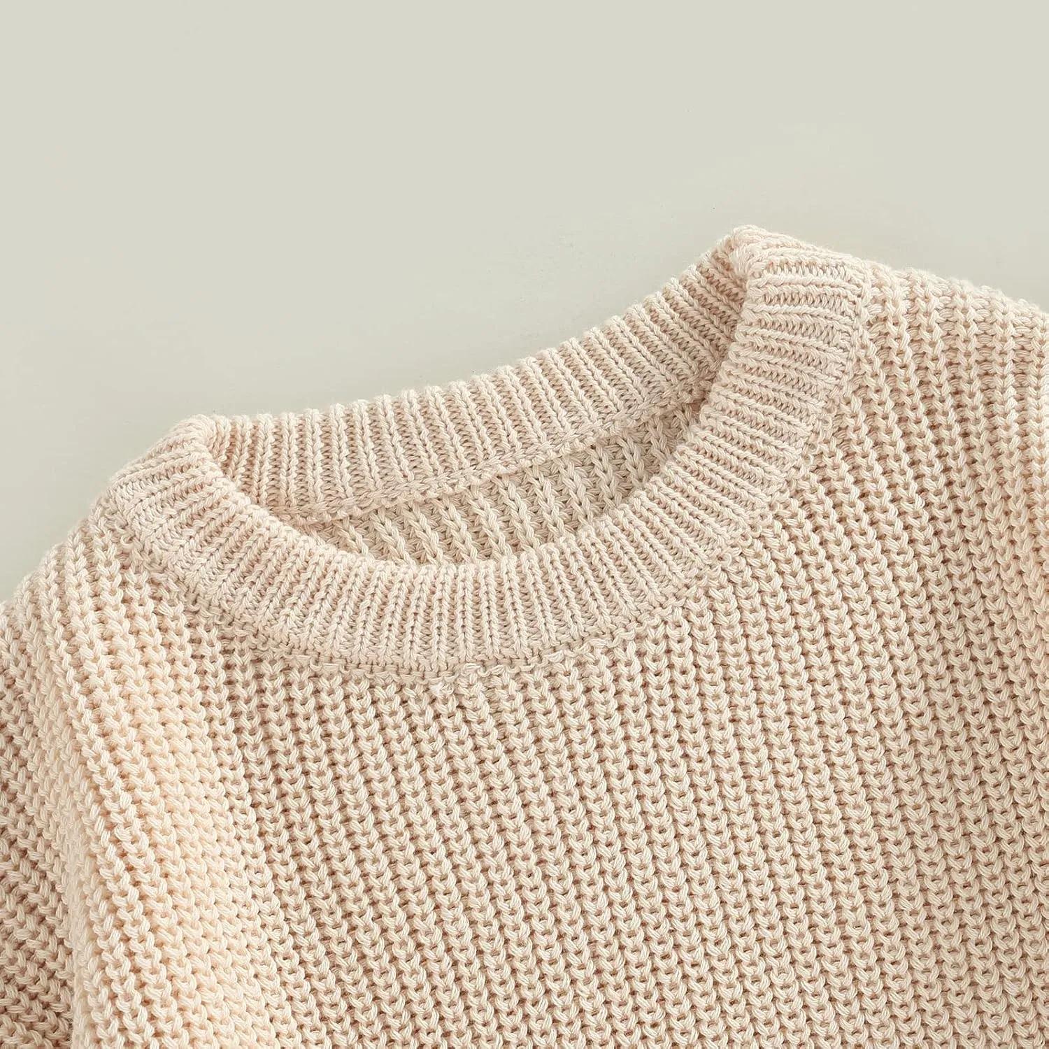YINGISFITM Toddler Infant Baby Girl Boy Knit Sweater Cable Knitted Sweaters Long Sleeve Sweatshirt Fall Winter Clothes Outfit